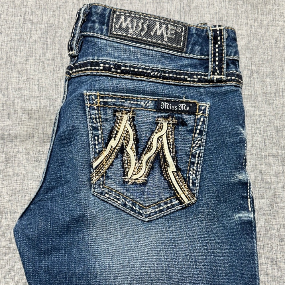 Miss Me The M Series Distressed Skinny Jeans Size 27 - Picture 8 of 8